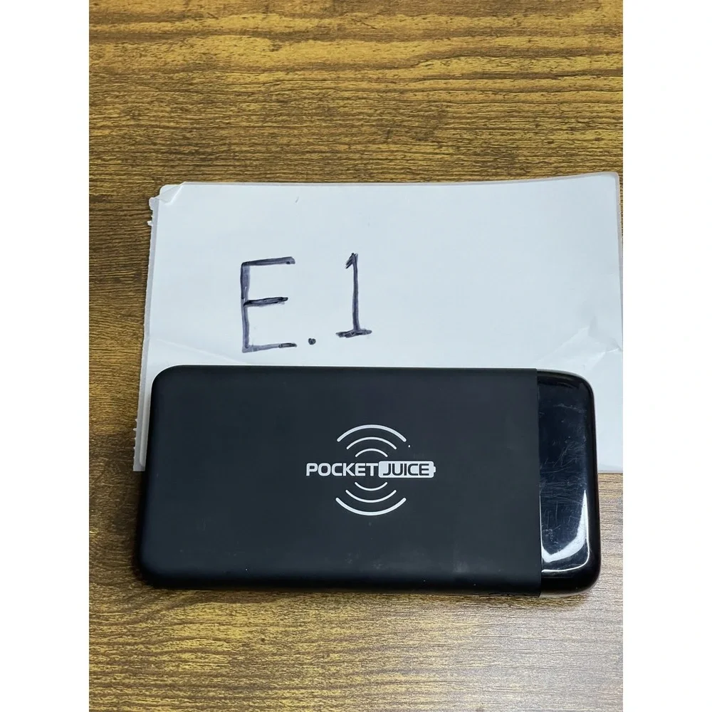 Pocket Juice Portable‎ Power Bank and Charger Model: 6816. E.1